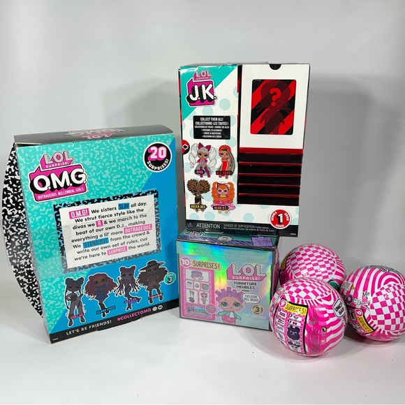 Kids Girls LOL Dolls Mixed Surprise Toys & Dolls Bundle Lot Of 6 - Picture 15 of 15